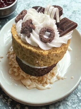 Whipped Cream & Chocolate Dessert Cup - Homemade Candles